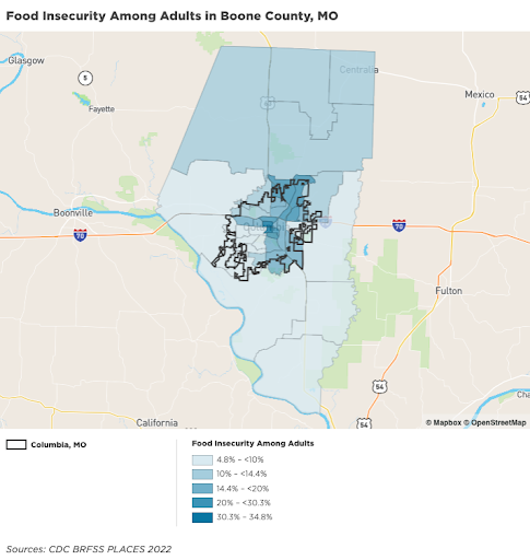 IRS-990_Food Insecurity Among Adults Map