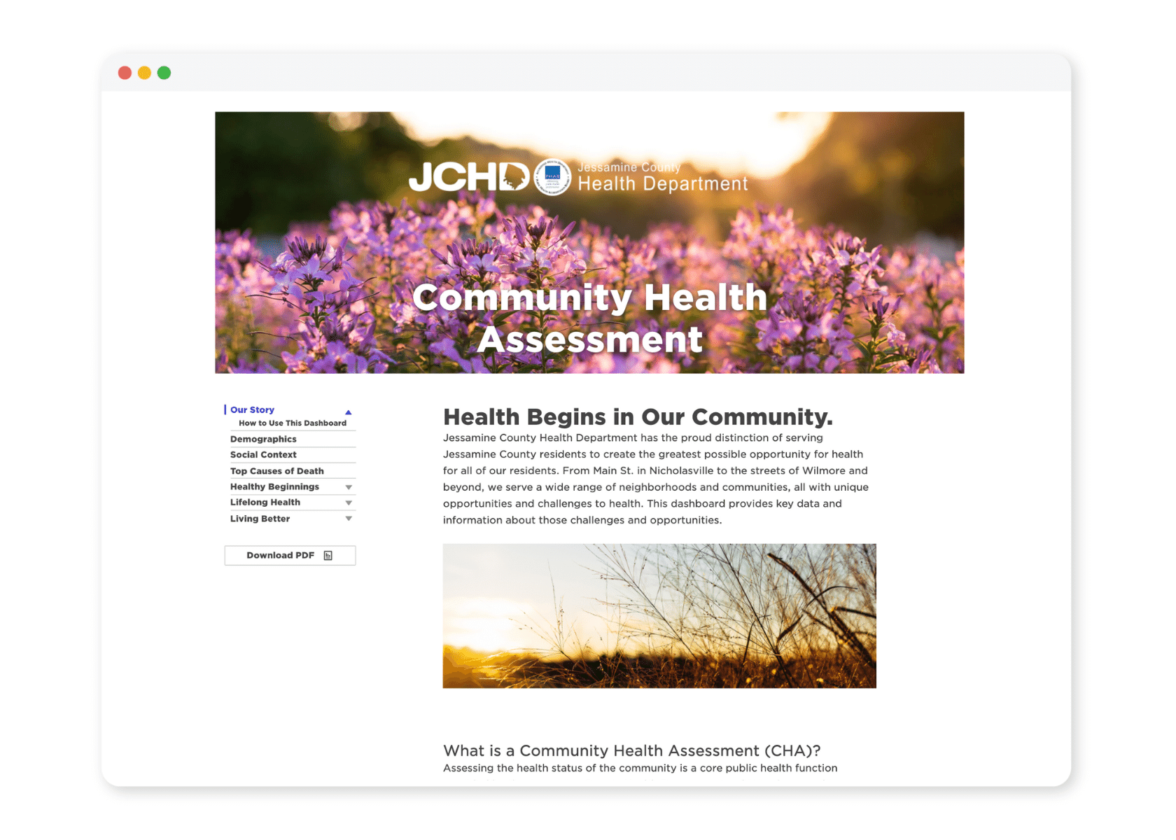 Community Health Assessment (CHA)